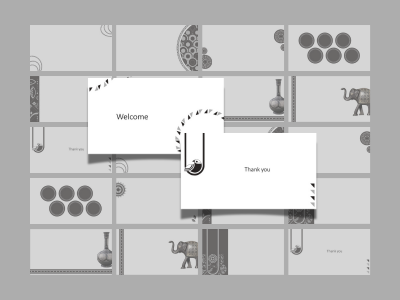 Black & White Presentation Template by MKCL-KF