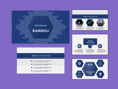 Geometric infographic Presentation Template by MKCL-KF.