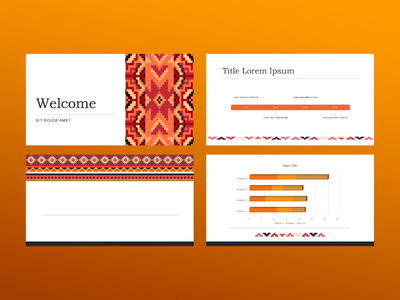Sales Pitch Presentation template inspired by Himachal Pradesh Ribbons by MKCL-KF