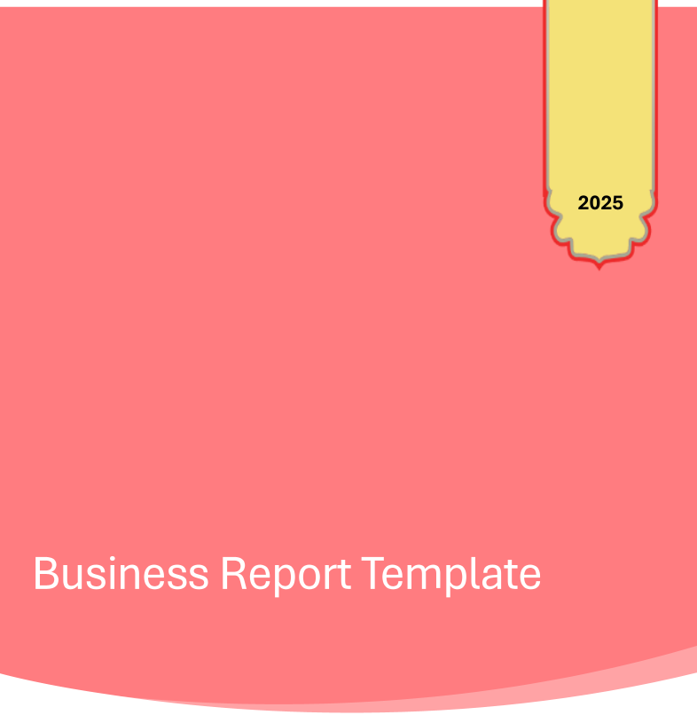 Template for Business Report with Indian Art Motifs in OpenDocument Text Format by MKCL-KF
