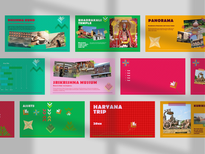 Tour Report Presentation Template in Phulkari style by MKCL-KF